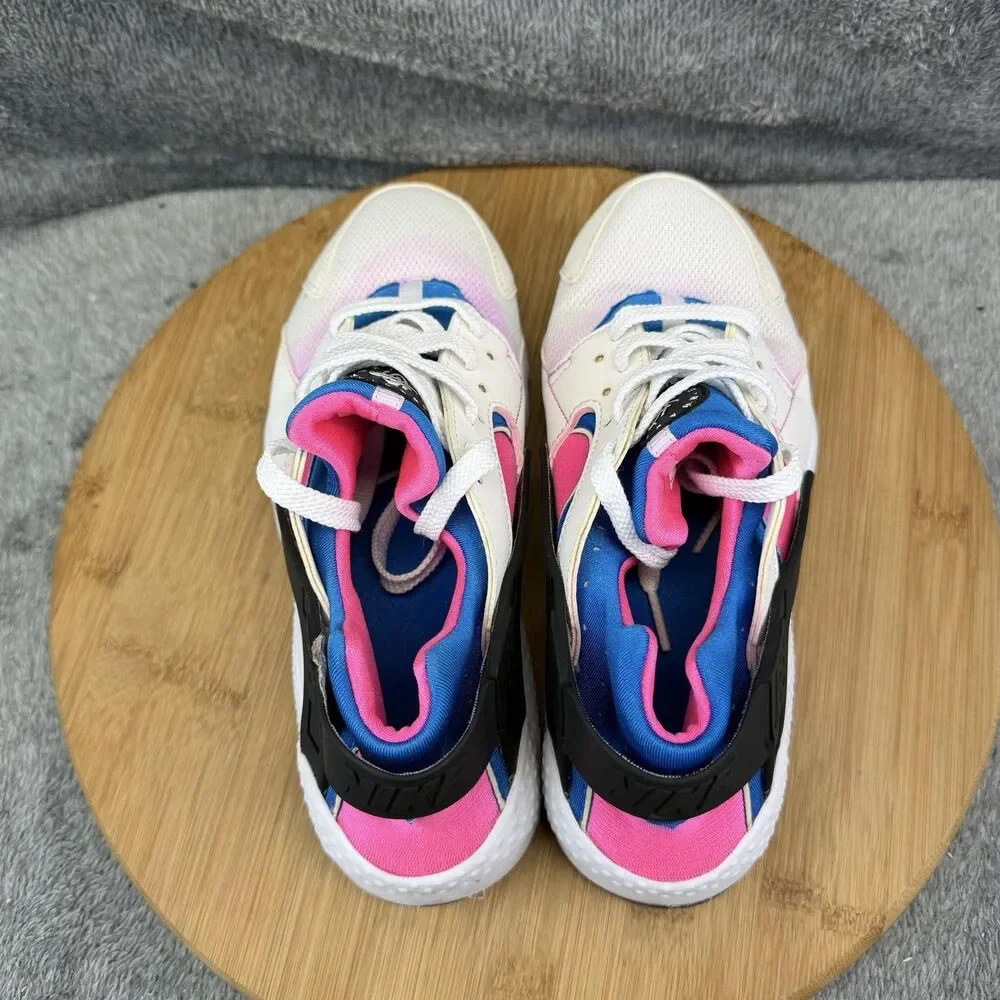 Nike Air Huarache Shoes Boys Size 5.5Y White Pink Athletic Sneakers 654275-104